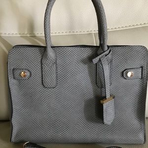 A New Day Gray Snake Print Purse